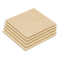 123-3D MDF plates 200mm x 200mm x 3mm, 5-pack (123-3D version)  DAR00718