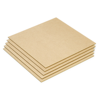 123-3D MDF plates 300mm x 300mm x 3mm, 5-pack (123-3D version)  DAR00719