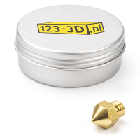 123-3D MK8 brass nozzle, 1.75mm x 0.4mm  DAR00765