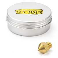 123-3D MK8 brass nozzle, 1.75mm x 0.8mm  DAR00768