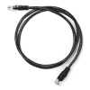 Network cable Cat5e U/UTP black, 1m DDK00126 - 1