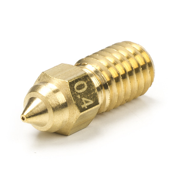 123-3D Nozzle 0.40mm | M6 | Creality Ender-5 S1/Ender-7 compatible | 1.75mm filament | brass (123-3D house brand)  DAR01056 - 1
