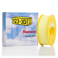 123-3D Pastel filament Light yellow 1.75 mm PLA 1.1 kg (Jupiter series)  DFP01133