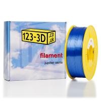 123-3D Satin filament Blue 1.75 mm PLA 1.1 kg (Jupiter series)  DFP01139