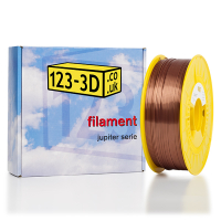 123-3D Satin filament Copper 1.75 mm PLA 1.1 kg (Jupiter series)  DFP01142