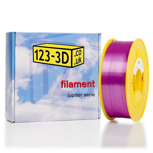 123-3D Satin filament Fuchsia 1.75 mm PLA 1.1 kg (Jupiter series)  DFP01140 - 1
