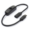 USB-C cable with switch for Raspberry Pi 4 DAR00175 - 1