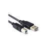 USB A to B black cable, 120cm DAR00117 - 1