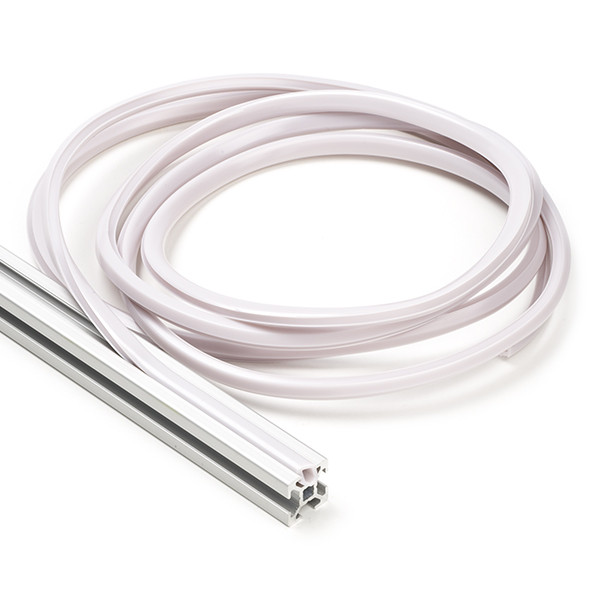 123-3D White slot cover 6mm for 2020 profile - White (2.5 metres)  DFC00134 - 1
