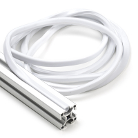 123-3D White slot cover 8mm for 3030 profile (2.5 metres)  DFC00184