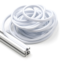 123-3D White slot cover 8mm for 3030 profile (7.5 metres)  DFC00186