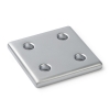 X-connection plate for 2020 aluminium profile extrusion DFC00040 - 1