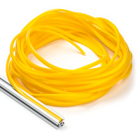 123-3D Yellow slot cover 6mm for 2020 profile (15 metres)  DFC00120