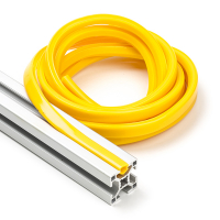 123-3D Yellow slot cover 8mm for 3030 profile (2.5 metres)  DFC00151