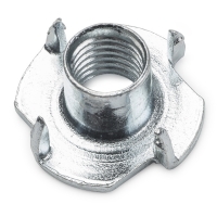 123-3D Zinc-plated M10 insert nut (10-pack)  DBM00165