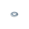 Zinc-plated M3 flat body washer, 9mm x 0.8mm (100-pack)