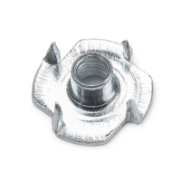 123-3D Zinc-plated M4 insert nut (10-pack)  DBM00161