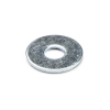 Zinc-plated M6 flat body washer, 18mm x 1.60mm (50-pack)