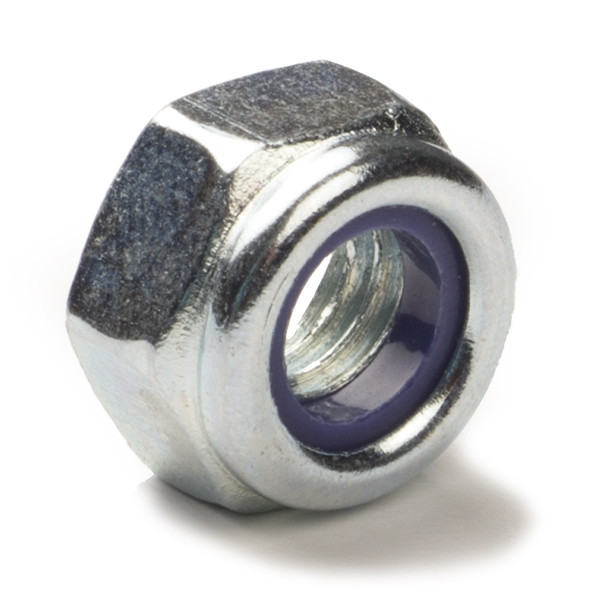 123-3D Zinc-plated M8 lock nut (50-pack)  DBM00017 - 1