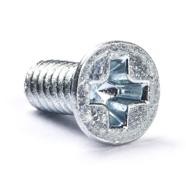 123-3D Zinc-plated metal countersunk head screw, M2 x 5mm (100-pack)  DBM00209 - 1