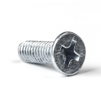 123-3D Zinc-plated metal countersunk head screw, M3 x 12mm (50-pack)  DBM00082