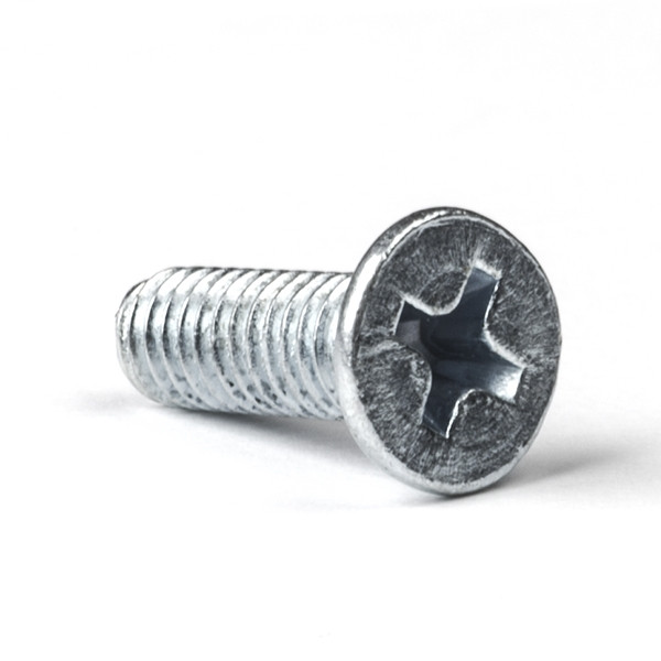 123-3D Zinc-plated metal countersunk head screw, M5 x 12mm (50-pack)  DBM00117 - 1