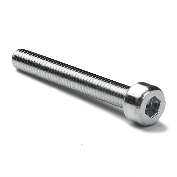 123-3D Zinc-plated metal cylinder head hex screw, M3 x 20mm (50-pack)  DBM00045 - 1