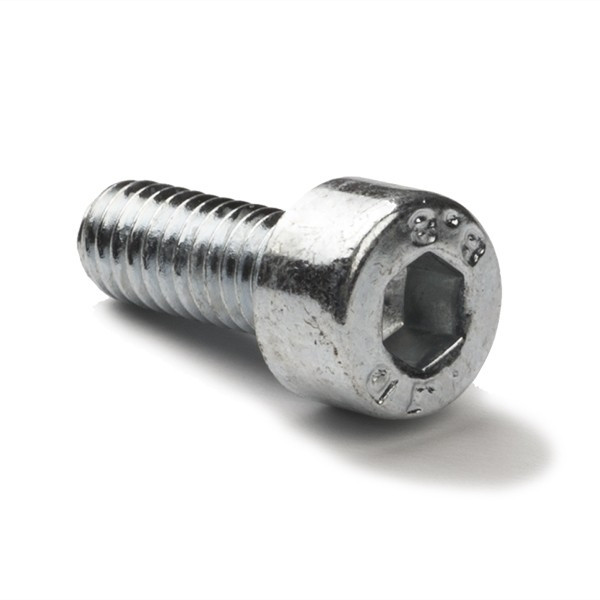 123-3D Zinc-plated metal cylinder head hex screw, M3 x 8mm (50-pack)  DBM00192 - 1