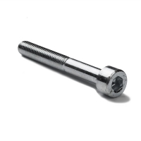 123-3D Zinc-plated metal cylinder head hex screw, M6 x 30mm (50-pack)  DBM00172