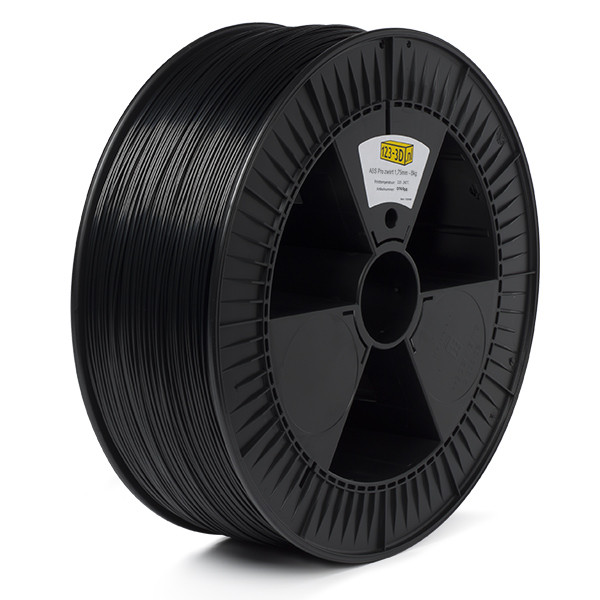 123-3D black ABS Pro filament, 1.7 mm (8kg)  DFA00048 - 1