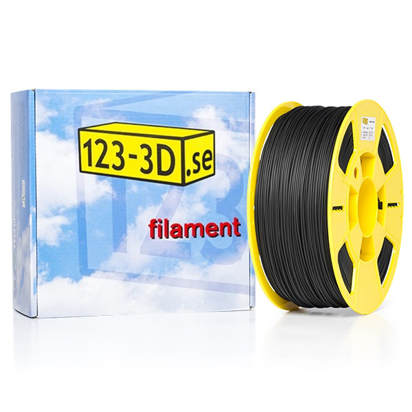 123-3D black HIPS filament 1.75mm, 1kg DFH02000c DFH11000 - 1