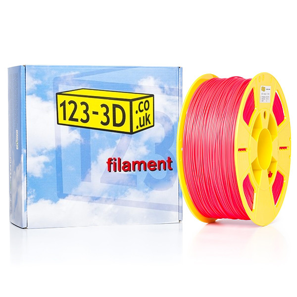 123-3D bright pink ABS filament 1.75mm, 1kg  DFA11013 - 1