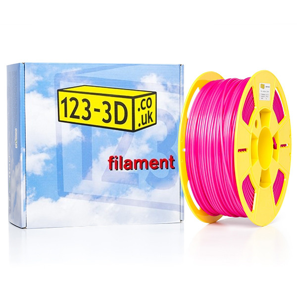 123-3D bright pink PLA filament 2.85mm, 1kg DFP02032c DFP11045 - 1
