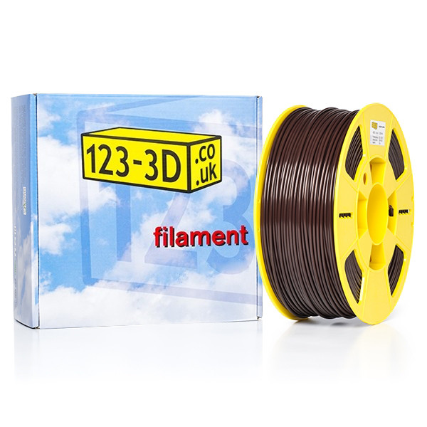 123-3D brown ABS filament 2.85mm, 1kg DFA02033c DFA11031 - 1