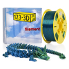 123-3D chameleon green-blue PLA filament 1.75mm, 1kg