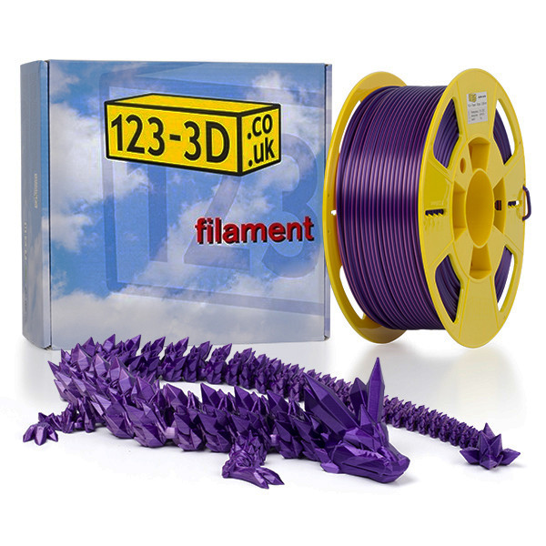 123-3D chameleon purple-pink PLA filament 2.85mm, 1kg  DFP11073 - 1