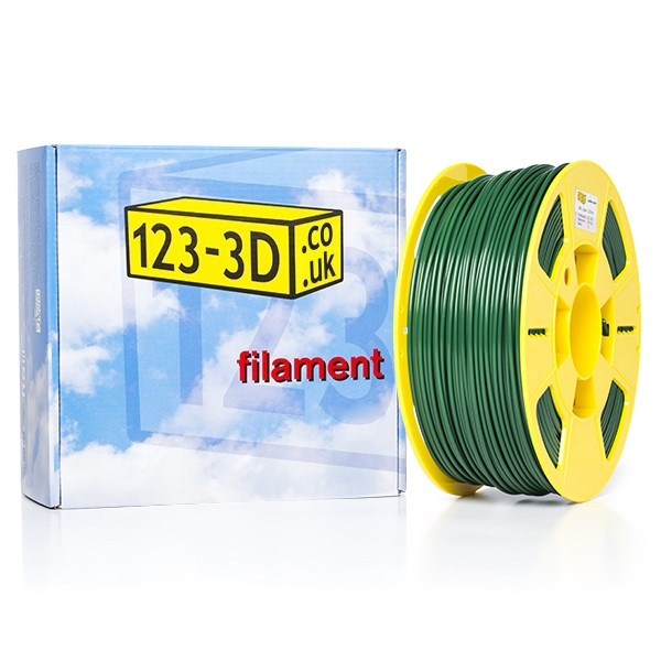 123-3D green ABS filament 2.85mm, 1kg DFA02028c DFB00025c DFP14041c DFA11025 - 1