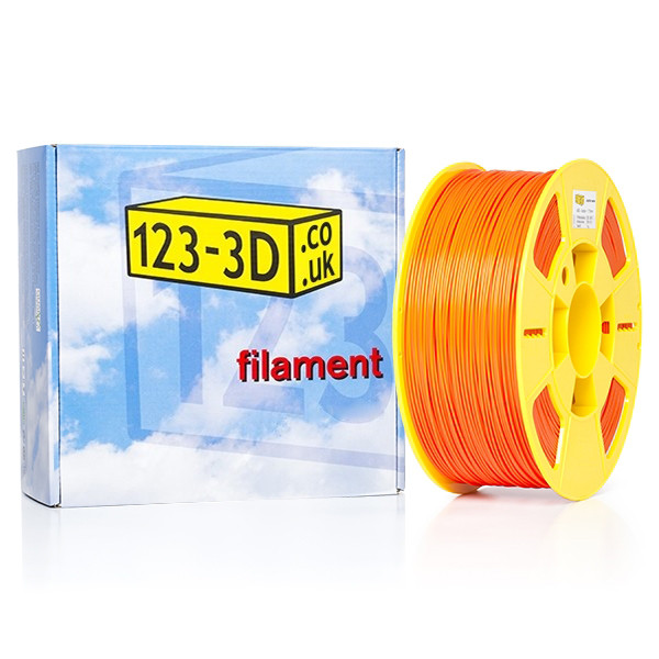 123-3D orange ABS filament 1.75mm, 1kg DFA02010c DFB00019c DFP14042c DFA11011 - 1