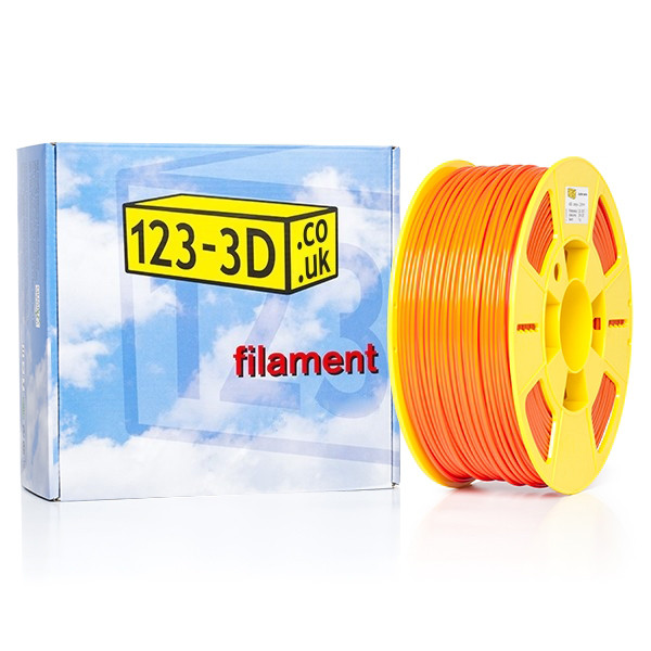 123-3D orange ABS filament 2.85mm, 1kg DFA02027c DFB00028c DFP14043c DFA11027 - 1
