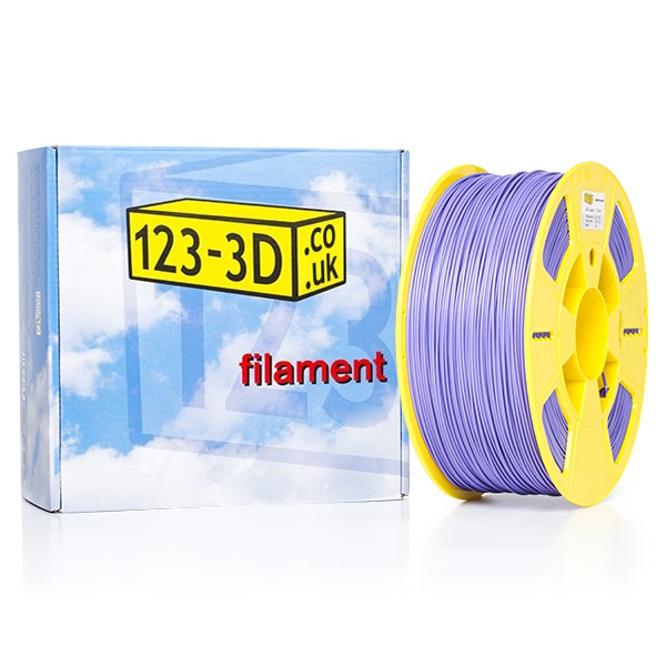 123-3D purple ABS filament 1.75mm, 1kg DFA02013c DFP14050c DFA11012 - 1