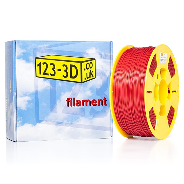 123-3D red ABS filament 1.75mm, 1kg DFA11005 - 1