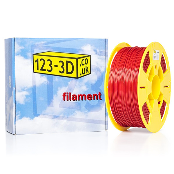 123-3D red PETG filament 1.75mm, 1kg DFE02015c DFE11004 - 1