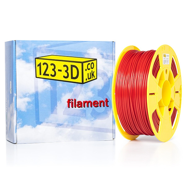 123-3D red PETG filament 2.85mm, 1kg  DFE11015 - 1