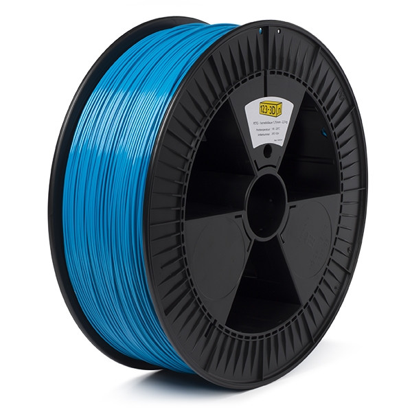 123-3D sky blue PETG filament 1.75mm, 2.3kg  DFE11024 - 1