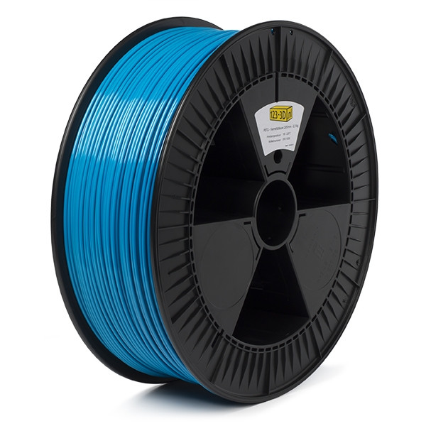 123-3D sky blue PETG filament 2.85mm, 2.3kg  DFE11028 - 1