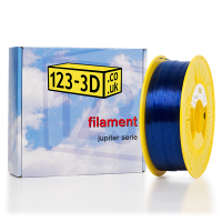123-3D transparent blue PETG filament 1.75mm,1 kg  DFP01177