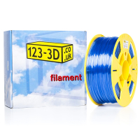 123-3D transparent blue PETG filament 1.75mm, 1kg DFE02001c DFE02043c DFE11007