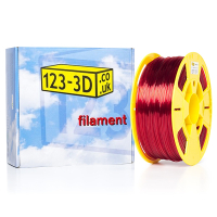 123-3D transparent red PETG filament 1.75mm, 1kg DFE02002c DFE02015c DFE02033c DFE11008