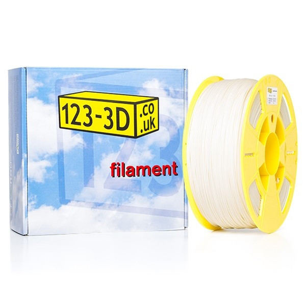 123-3D white ABS Pro filament 1.75mm, 1kg DFA02055c DFA11033 - 1