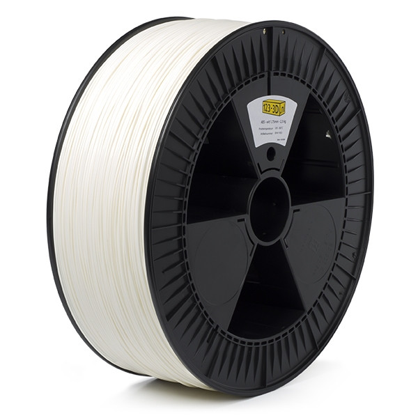 123-3D white ABS filament 1.75mm, 2.3kg  DFA11053 - 1